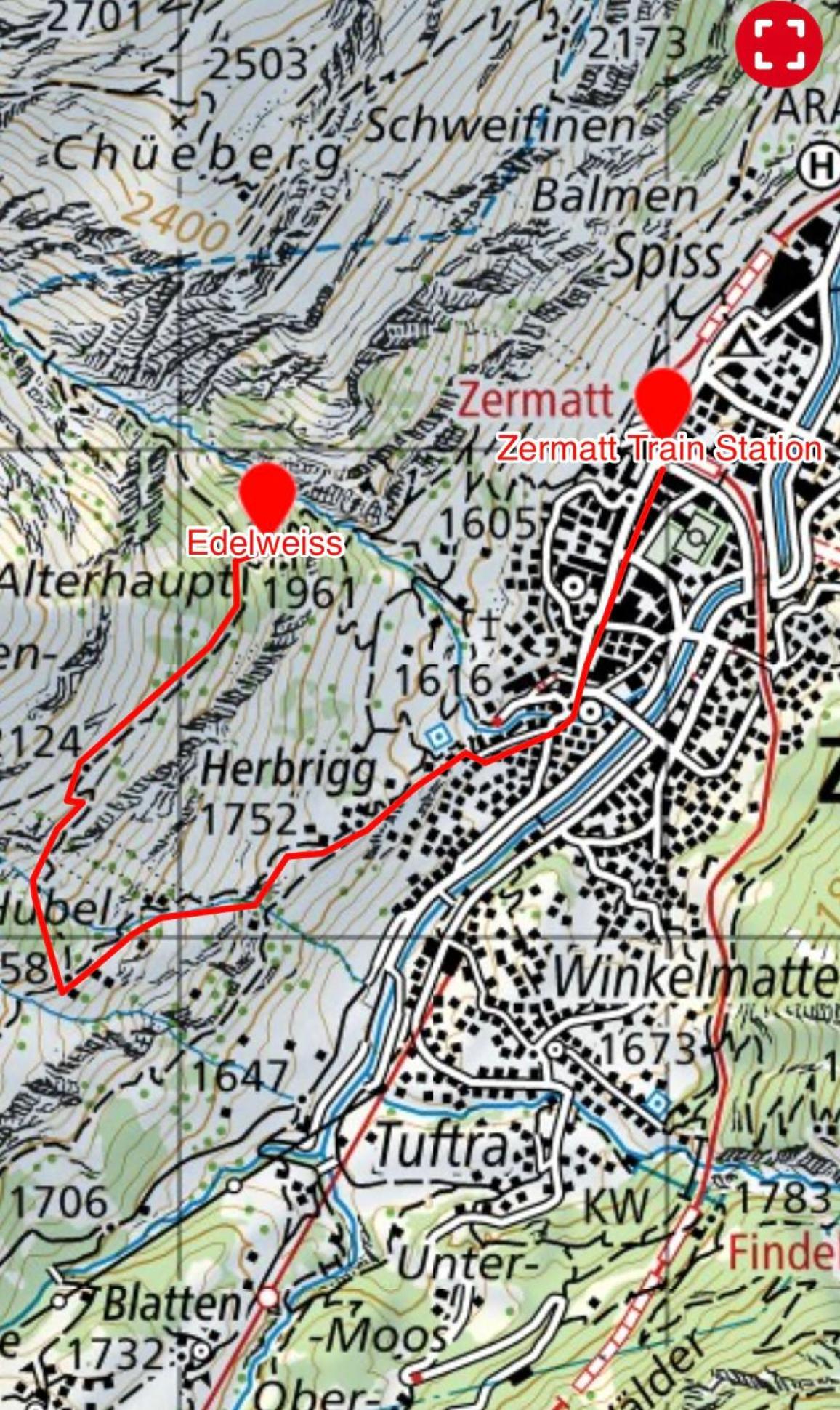 Edelweiss Mountain Guest House - 1 Hour Hike Up From Zermatt Station - On Hiking Trail - No Transport ภายนอก รูปภาพ